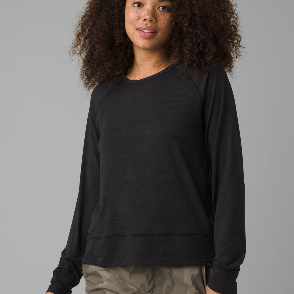 XS prAna Sol Protect Top, Black